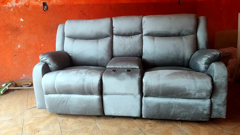 Sala reclinable después del trabajo de Velvet: Café desgastado a gris